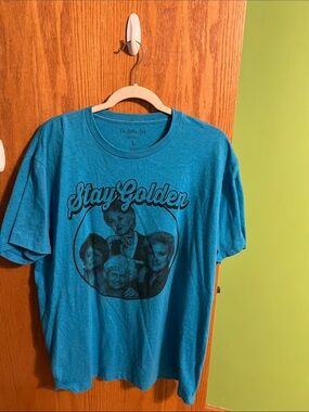 Stay Golden Golden Girls Graphic Tee - Blue Large